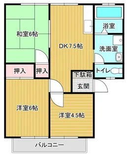 サニ・プラーザ【2階】の間取り