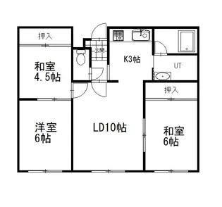 ハーバーヒルズ【3階】の間取り