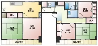 ナビハイツ今伊勢【3階】の間取り