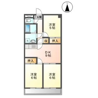 スパジオ665【3階】の間取り