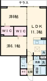 セレスティア東葛西IV【2階】の間取り