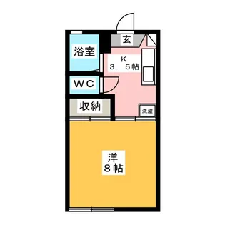 コーポジョイフル【1階】の間取り