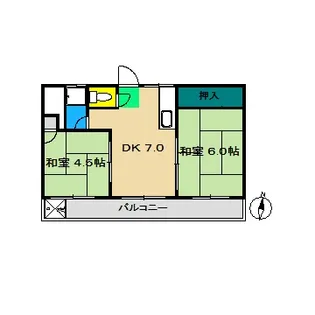 R side【2階】の間取り