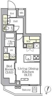 東京都世田谷区砧2【マンション】の間取り