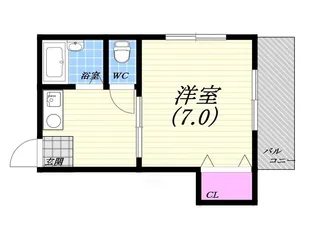 プラムコート【2階】の間取り