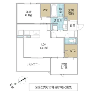 D’s LIEN C C号地【3階】の間取り
