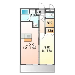 マエストロ斎宮【3階】の間取り