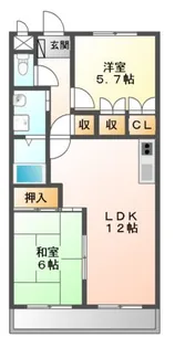 ラ・メゾンファミーユ【2階】の間取り