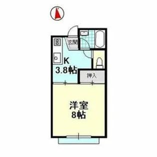 ドミールヨシダ【2階】の間取り