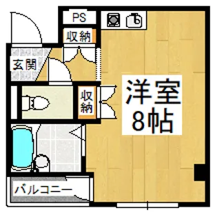 ロイヤルクレイン汐の宮【3階】の間取り