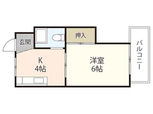 玉井ビル【2階】の間取り