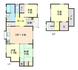 和歌山県海南市岡田【一戸建】の間取り