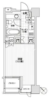 カスタリア銀座【4階】の間取り