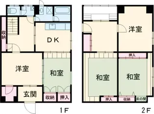 三重県津市栄町3【一戸建】の間取り