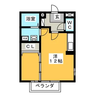 リヴェールタキ【1階】の間取り