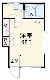 ローズアパートR25番館【1階】の間取り