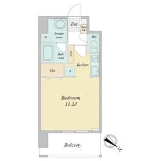 FRENCIA NOIE名駅【4階】の間取り