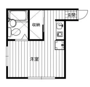 東京都稲城市矢野口【アパート】の間取り