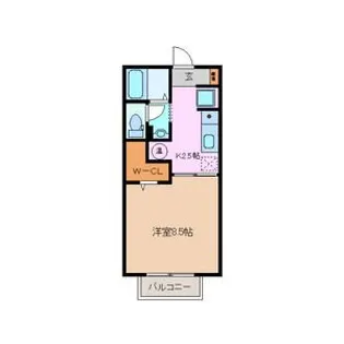 モナリエまきの木台【2階】の間取り