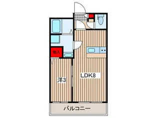 コートナミエール【1階】の間取り