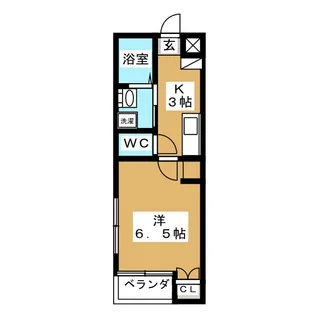 宮城県仙台市太白区長町5【アパート】の間取り