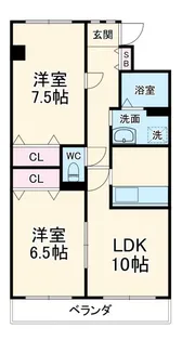 シャングリア丸太【2階】の間取り