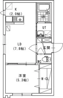 北海道札幌市豊平区美園十条6【アパート】の間取り