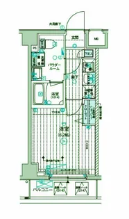 メインステージ千住中居町【3階】の間取り