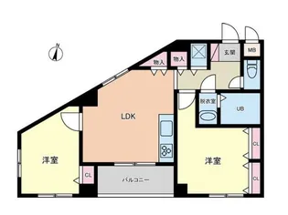 プレミール富士見【3階】の間取り