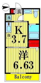 アーバンパーク六町【1階】の間取り