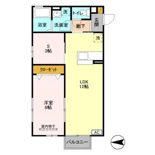 アサミエレガンス【2階】の間取り