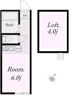 1Rの間取り画像