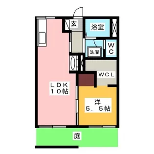 ファミールK【1階】の間取り