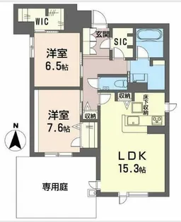 ラ・ルーム厚木町【1階】の間取り