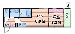 大阪府吹田市寿町2【アパート】の間取り