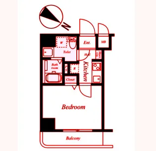 グリフィン横浜・サードステージ【5階】の間取り