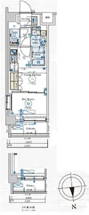 GENOVIA赤羽【1階】の間取り