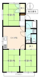 メゾンエトワール【2階】の間取り