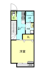 Peace Tall A棟【2階】の間取り