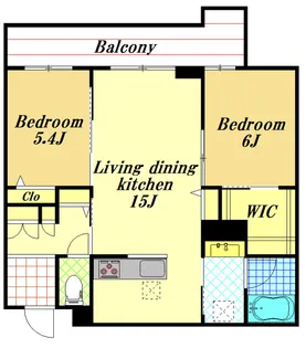 ル コルヌイエ【1階】の間取り