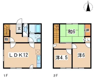 コーポラス山岸の間取り