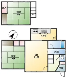 静岡県伊東市八幡野【一戸建】の間取り
