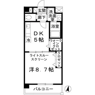 リヴェール鳳【2階】の間取り