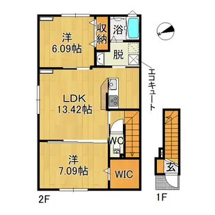 Suklaa B【2階】の間取り
