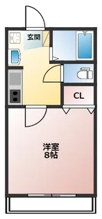 ローズガーデン【2階】の間取り