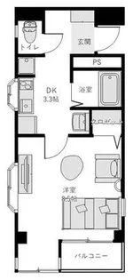 アベニュー松城【3階】の間取り
