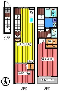 埼玉県さいたま市浦和区前地2【アパート】の間取り