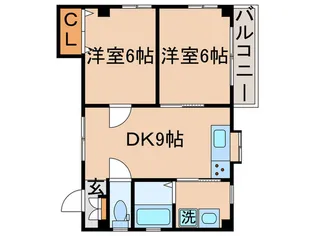 武田ハイツ【1階】の間取り