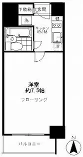 芝ダイヤハイツ【4階】の間取り