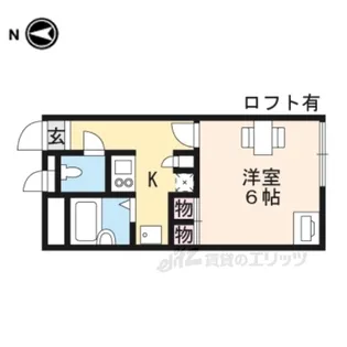レオパレス千原2【1階】の間取り